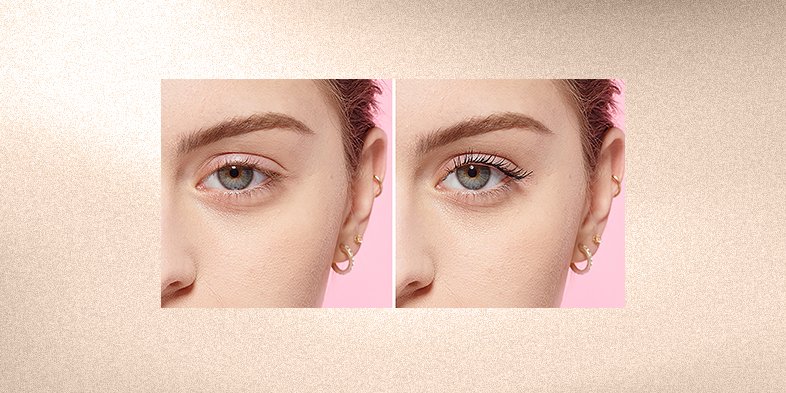 In Article Subtle Grunge Makeup Telescopic Mascara